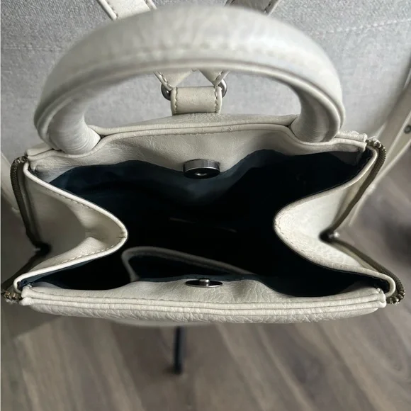 Matt & Nat Cream White Vegan Leather Backpack - Picture 6 of 9